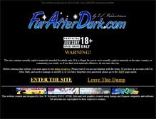 Tablet Screenshot of furafterdark.com